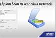 Using Epson Scan to scan via a network